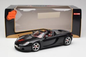Porsche Carrera GT Čierny Maisto 1:18 36665 Kov – obrázok 8 z 8