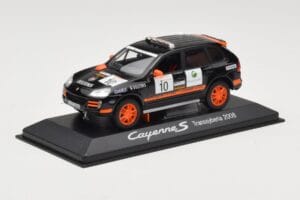 Porsche Cayenne 955 S Transsyberia #10 Čierny Oranžový 2008 Minichamps 1:43 WAP02001819 Kov – obrázok 2 z 4