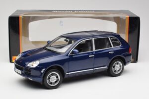 Porsche Cayenne S 9PA Dark Sea Modrý Metalíza Maisto 1:18 31635 Kov – obrázok 8 z 8