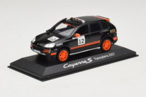 Porsche Cayenne S #12 Transsyberia 2007 Čierny Oranžový Minichamps 1:43 WAP02000918 Kov – obrázok 2 z 5