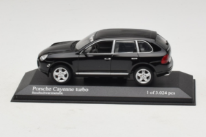 Porsche Cayenne 955 Turbo Black Metallic Minichamps 1:43 400061080 Kov