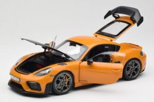 Porsche Cayman GT4 RS 982 Weissach Package Bahama Yellow Norev 1:18 187252 Kov – obrázok 2 z 8