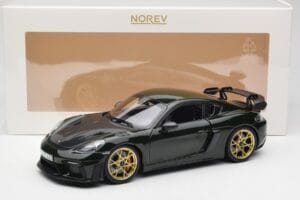 Porsche Cayman GT4 RS 982 Weissach Package Brewster Green Norev 1:18 187250 Kov – obrázok 8 z 8