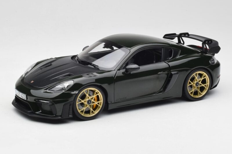 Porsche Cayman GT4 RS 982 Weissach Package Brewster Green Norev 1:18 187250 Kov
