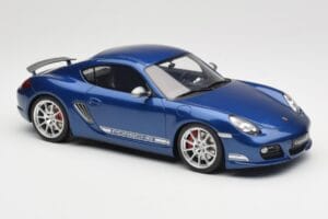 Porsche Cayman R 987.2 Aqua Blue Metallic GT Spirit 1:18 GT901 Živica – obrázok 4 z 6