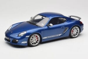 Porsche Cayman R 987.2 Aqua Blue Metallic GT Spirit 1:18 GT901 Živica