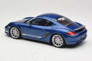 Porsche Cayman R 987.2 Aqua Blue Metallic GT Spirit 1:18 GT901 Živica – obrázok 5 z 6