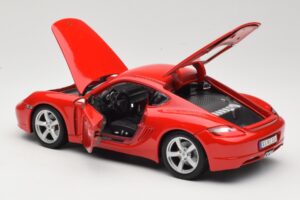 Porsche Cayman S 987.2 Červený Maisto 1:18 31122 Kov – obrázok 5 z 8