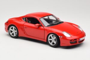Porsche Cayman S 987.2 Červený Maisto 1:18 31122 Kov – obrázok 6 z 8