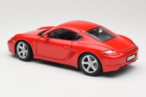 Porsche Cayman S 987.2 Červený Maisto 1:18 31122 Kov – obrázok 7 z 8