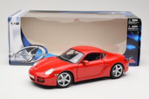 Porsche Cayman S 987.2 Červený Maisto 1:18 31122 Kov – obrázok 8 z 8