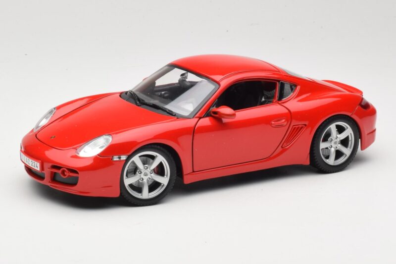 Porsche Cayman S 987.2 Červený Maisto 1:18 31122 Kov