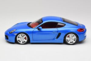 Porsche Cayman 981 S Aqua Modrá Metalíza Minichamps 1:18 110062221 Kov – obrázok 4 z 8