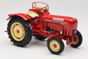 Porsche-Diesel Super Traktor Hofherr Schrantz Červený Minichamps 1:18 109183071 Kov – obrázok 6 z 8