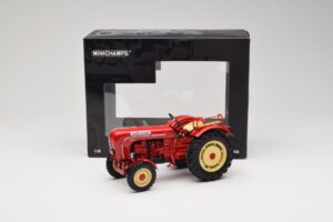 Porsche-Diesel Super Traktor Hofherr Schrantz Červený Minichamps 1:18 109183071 Kov – obrázok 8 z 8