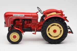 Porsche-Diesel Super Traktor Hofherr Schrantz Červený Minichamps 1:18 109183071 Kov – obrázok 4 z 8
