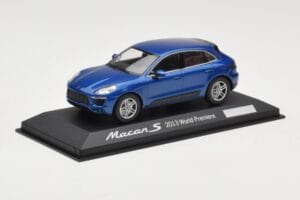 Porsche Macan 95B S Modrý World Premiere Minichamps 1:43 WAP0201550E Kov – obrázok 2 z 4