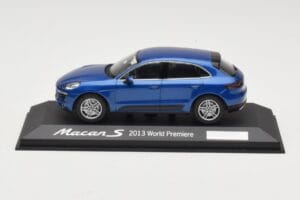 Porsche Macan 95B S Modrý World Premiere Minichamps 1:43 WAP0201550E Kov