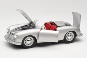 Porsche No. 1 Typ 356 Roadster Strieborný Maisto 1:18 50324 Kov – obrázok 2 z 8