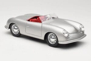 Porsche No. 1 Typ 356 Roadster Strieborný Maisto 1:18 50324 Kov – obrázok 6 z 8