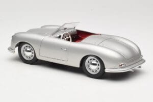 Porsche No. 1 Typ 356 Roadster Strieborný Maisto 1:18 50324 Kov – obrázok 7 z 8