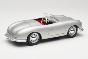 Porsche No. 1 356 Roadster Fish Strieborný Maisto 1:18 31853 Kov – obrázok 3 z 8