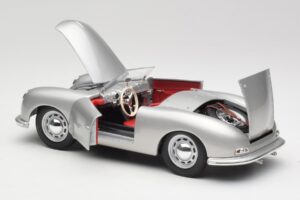 Porsche No. 1 356 Roadster Fish Strieborný Maisto 1:18 31853 Kov – obrázok 5 z 8