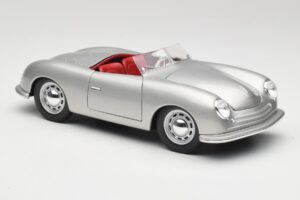 Porsche No. 1 356 Roadster Fish Strieborný Maisto 1:18 31853 Kov – obrázok 6 z 8