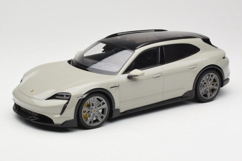 Porsche Taycan Cross Turismo Turbo S Chalk Grey Minichamps 1:18 155069302 Kov