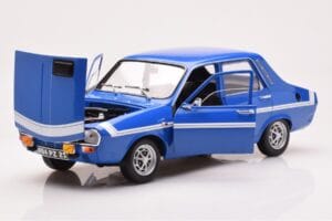 Renault 12 Gordini Bez Nárazníkov Bleu de France Norev 1:18 185248 Kov – obrázok 2 z 8
