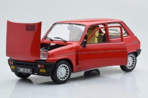 Renault 5 Alpine Turbo Červený Norev 1:18 185243 Kov – obrázok 2 z 8