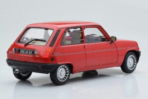 Renault 5 Alpine Turbo Červený Norev 1:18 185243 Kov – obrázok 4 z 8