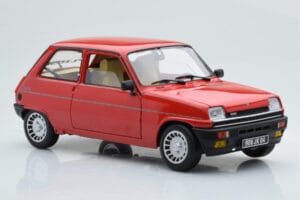Renault 5 Alpine Turbo Červený Norev 1:18 185243 Kov – obrázok 6 z 8