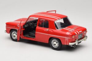 Renault 8 Gordini Červený Solido 1:18 9018-M1 Kov – obrázok 5 z 8