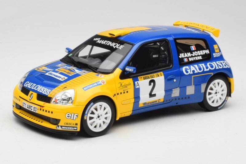 Renault Clio II S1600 #2 S. Joseph Jean / J. Boyere Barum Rally 2004 Otto 1:18 OT1152 Živica