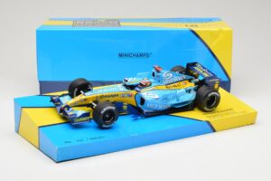 Renault R25 #5 F. Alonso Brazilian GP F1 World Champion 2005 Minichamps 1:18 147051705-R1 Kov – obrázok 8 z 8