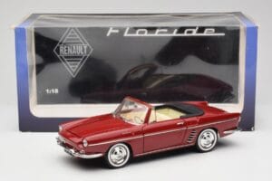 Renault Floride Kabriolet Červený Norev 1:18 185175 Kov – obrázok 8 z 8