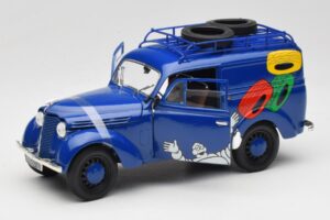 Renault Juvaquatre Michelin Blue Solido 1:18 82008 Kov – obrázok 2 z 8