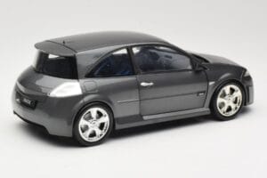 Renault Megane Mk2 RS Vampire Grey Norev 1:18 185101 Kov – obrázok 3 z 8