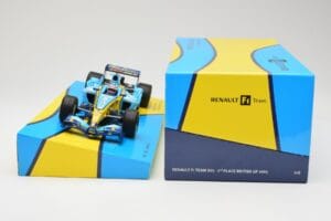 Renault R25 #5 F. Alonso 2nd Place British GP 2005 Minichamps 1:18 147051105 Kov – obrázok 6 z 6