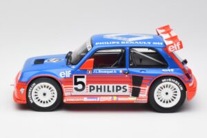 Renault R5 Maxi Turbo #5 Philips J-L. Busquet Superproduction 1987 Otto 1:18 OT1094 Živica – obrázok 3 z 6