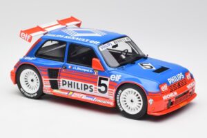 Renault R5 Maxi Turbo #5 Philips J-L. Busquet Superproduction 1987 Otto 1:18 OT1094 Živica – obrázok 4 z 6
