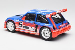 Renault R5 Maxi Turbo #5 Philips J-L. Busquet Superproduction 1987 Otto 1:18 OT1094 Živica – obrázok 5 z 6