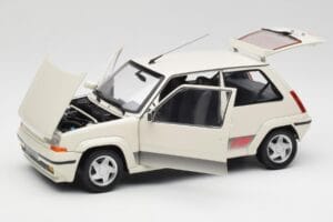 Renault Super 5 GT Turbo Phase 2 Perleťová Biela Norev 1:18 185206 Kov – obrázok 2 z 8