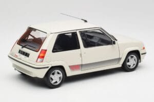 Renault Super 5 GT Turbo Phase 2 Perleťová Biela Norev 1:18 185206 Kov – obrázok 3 z 8