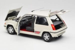 Renault Super 5 GT Turbo Phase 2 Perleťová Biela Norev 1:18 185206 Kov – obrázok 5 z 8