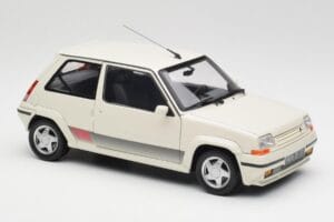 Renault Super 5 GT Turbo Phase 2 Perleťová Biela Norev 1:18 185206 Kov – obrázok 6 z 8