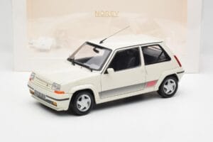 Renault Super 5 GT Turbo Phase 2 Perleťová Biela Norev 1:18 185206 Kov – obrázok 8 z 8