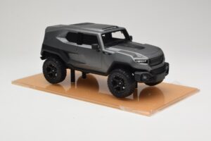 Rezvani Tank Matte Šedý DNA 1:18 DNA000009 Kov – obrázok 4 z 6