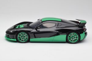 Rimac Nevera Record Monochrome Čierny GT Spirit 1:18 GT916 Živica – obrázok 3 z 6
